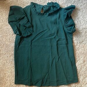 Ruffle Sleeve Blouse
